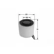CLEAN FILTERS MA3017 - Filtre à air