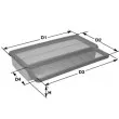 CLEAN FILTERS MA3159 - Filtre à air