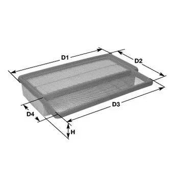 Filtre à air CLEAN FILTERS OEM 95513089