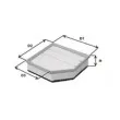 CLEAN FILTERS MA3234 - Filtre à air