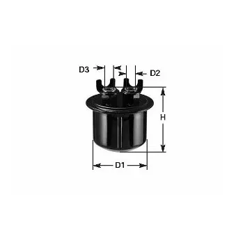 Filtre à carburant CLEAN FILTERS OEM 16900sf0670