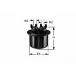 Filtre à carburant CLEAN FILTERS [MBNA 975]