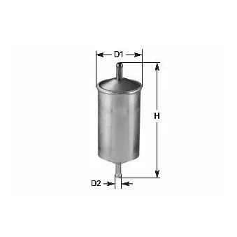 Filtre à carburant CLEAN FILTERS OEM 6x0201511a