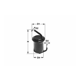 Filtre à carburant CLEAN FILTERS OEM B6YP13480