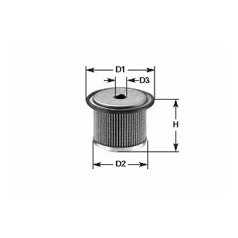 Filtre à carburant CLEAN FILTERS OEM 1906E1