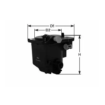 Filtre à carburant CLEAN FILTERS OEM 9641789680