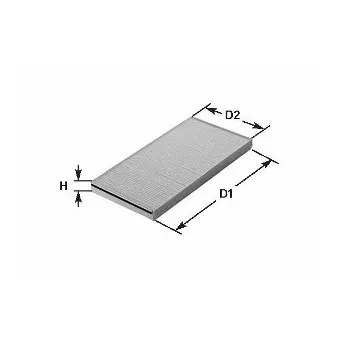 Filtre, air de l'habitacle CLEAN FILTERS OEM 90520549