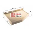 CLEAN FILTERS NC2132 - Filtre, air de l'habitacle