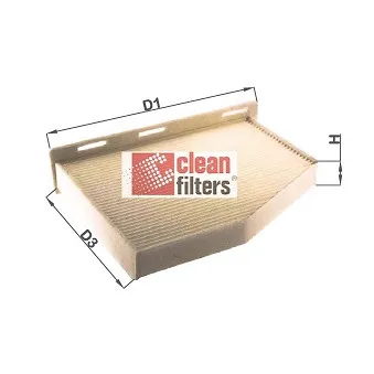 CLEAN FILTERS NC2132 - Filtre, air de l'habitacle