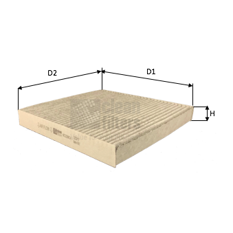 Filtre, air de l'habitacle CLEAN FILTERS OEM 80292SFY003