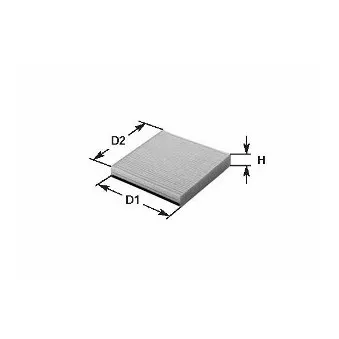 Filtre, air de l'habitacle CLEAN FILTERS OEM LR055993