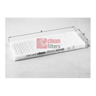 Filtre, air de l'habitacle CLEAN FILTERS OEM 9814237680