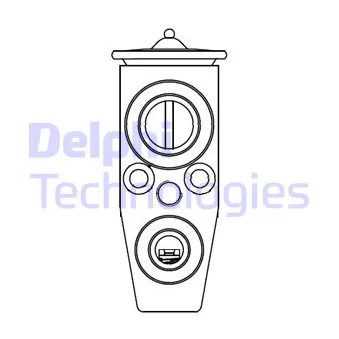 DELPHI CB1007V - Détendeur, climatisation