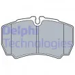 DELPHI LP3573 - Jeu de 4 plaquettes de frein arrière