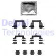 DELPHI LX0678 - Kit d'accessoires, plaquette de frein à disque
