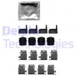 DELPHI LX0687 - Kit d'accessoires, plaquette de frein à disque