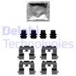 DELPHI LX0690 - Kit d'accessoires, plaquette de frein à disque