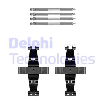 DELPHI LX0693 - Kit d'accessoires, plaquette de frein à disque