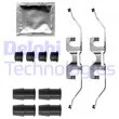 DELPHI LX0694 - Kit d'accessoires, plaquette de frein à disque