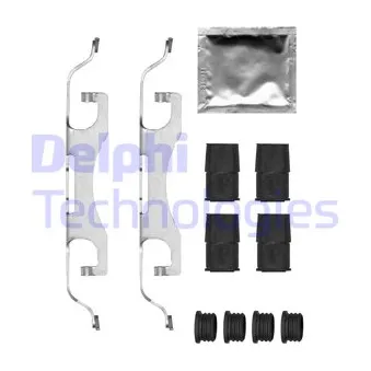 DELPHI LX0698 - Kit d'accessoires, plaquette de frein à disque