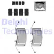 DELPHI LX0699 - Kit d'accessoires, plaquette de frein à disque