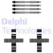 Kit d'accessoires, plaquette de frein à disque DELPHI [LX0703]