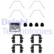 DELPHI LX0705 - Kit d'accessoires, plaquette de frein à disque