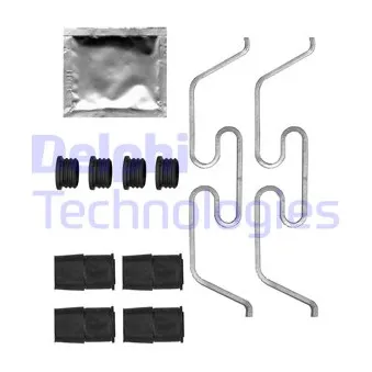 Kit d'accessoires, plaquette de frein à disque DELPHI LX0571