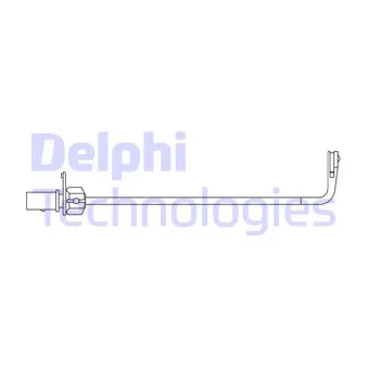DELPHI LZ0327 - Contact d'avertissement, usure des plaquettes de frein