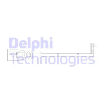 DELPHI LZ0328 - Contact d'avertissement, usure des plaquettes de frein