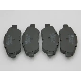 Jeu de 4 plaquettes de frein avant TEKNÖR OEM 77362691