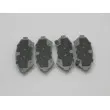 TEKNÖR HKP-PL-017 - Jeu de 4 plaquettes de frein avant