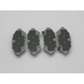 Jeu de 4 plaquettes de frein avant TEKNÖR OEM 1605947