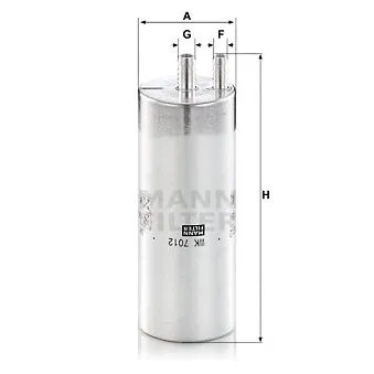 Filtre à carburant MANN-FILTER OEM 4N0127401A
