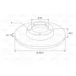 VALEO 197031 - Jeu de 2 disques de frein arrière