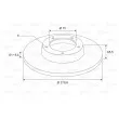 VALEO 197339 - Jeu de 2 disques de frein arrière