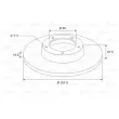 VALEO 197591 - Jeu de 2 disques de frein arrière