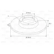 VALEO 197624 - Jeu de 2 disques de frein arrière