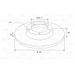 VALEO 197636 - Jeu de 2 disques de frein arrière