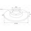 VALEO 197724 - Jeu de 2 disques de frein arrière