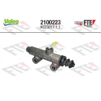 Cylindre émetteur, embrayage VALEO 2100223 pour IVECO P/PA 330-36 HT - 360cv