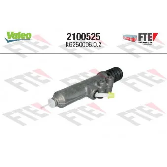 Cylindre émetteur, embrayage VALEO 2100525 pour MAN L2000 8,163 LC, LLC, LLRC, LRC - 155cv