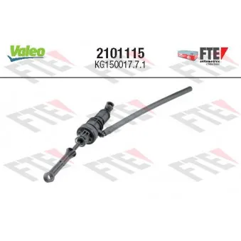 Cylindre émetteur, embrayage VALEO 2101115 pour FORD TRANSIT 2.3 BiFuel - 143cv