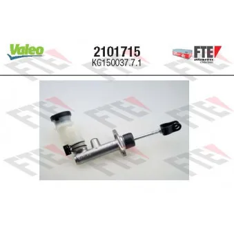 Cylindre émetteur, embrayage VALEO OEM 4161022060