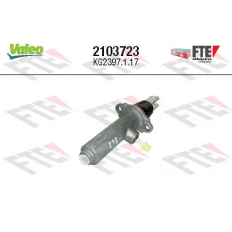 Cylindre émetteur, embrayage VALEO 2103723 pour VOLVO FL FL 250-15 - 250cv