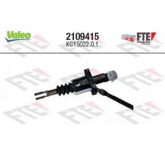 Cylindre émetteur, embrayage VALEO 2109415 pour OPEL ASTRA 2.0 DI - 82cv