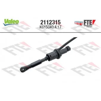 Cylindre émetteur, embrayage VALEO OEM 9686138980