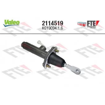 Cylindre émetteur, embrayage VALEO 2114519 pour VOLVO FMX 2,4 Diesel - 82cv