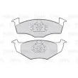 VALEO 301066 - Jeu de 4 plaquettes de frein avant