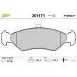 VALEO 301171 - Jeu de 4 plaquettes de frein avant